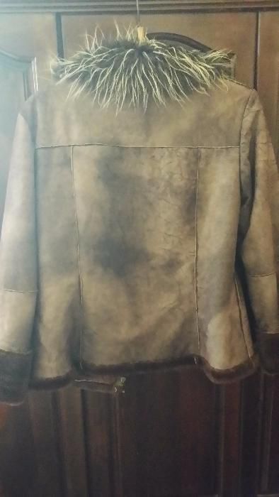 Кожухче от прана агнешка кожа