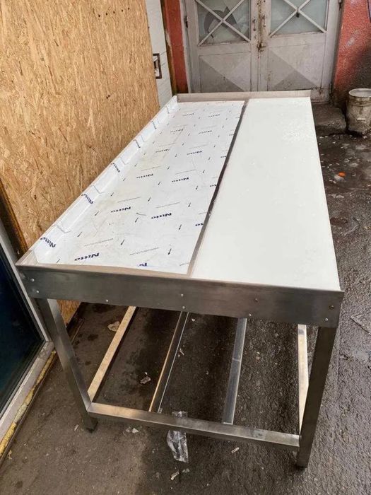 Mese cu blat de teflon / mese de inox / mese prezentare peste