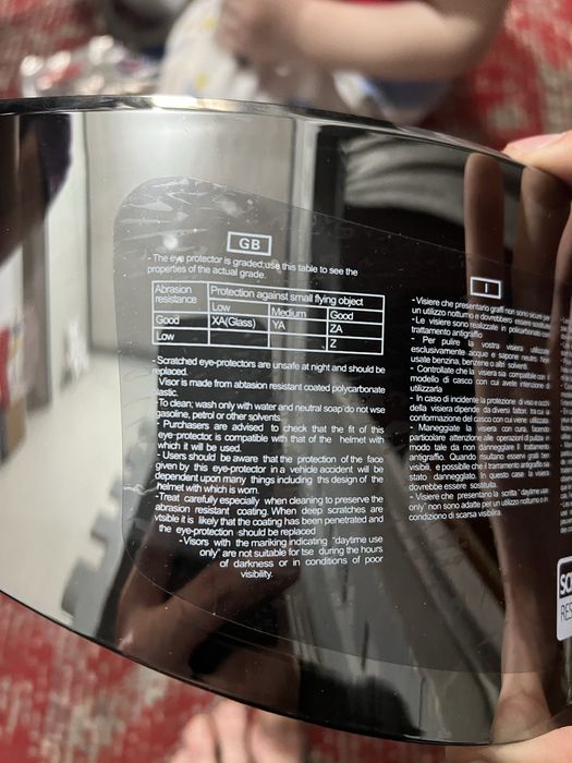 Новый визор зеркальный