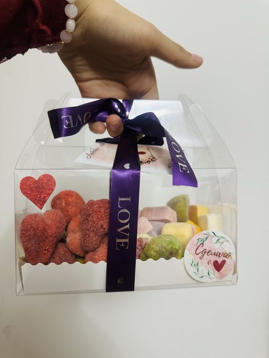 Сублимированное мороженое, маракуя, клубника, инжир