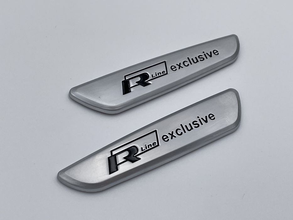Emblema Vw R-line Exclusive interior gri