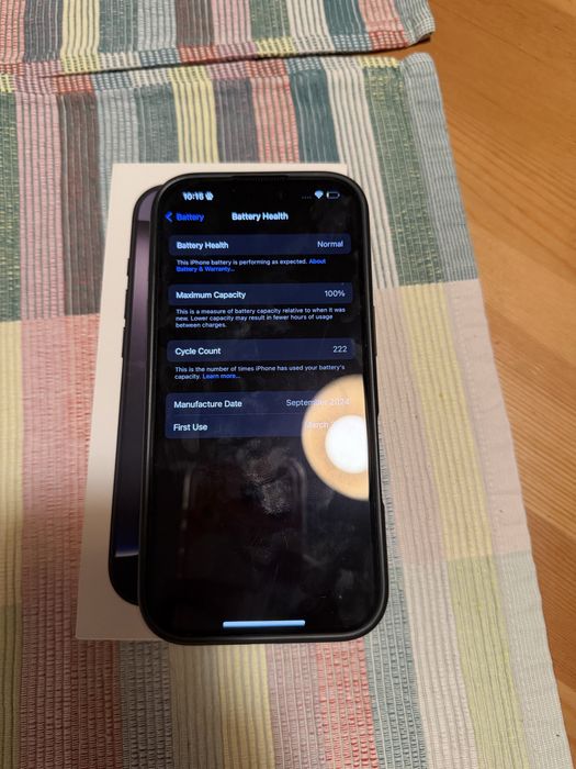 Iphone 16 PRO  Garantie 2025 265GB Gratis husa Smart + folie noua