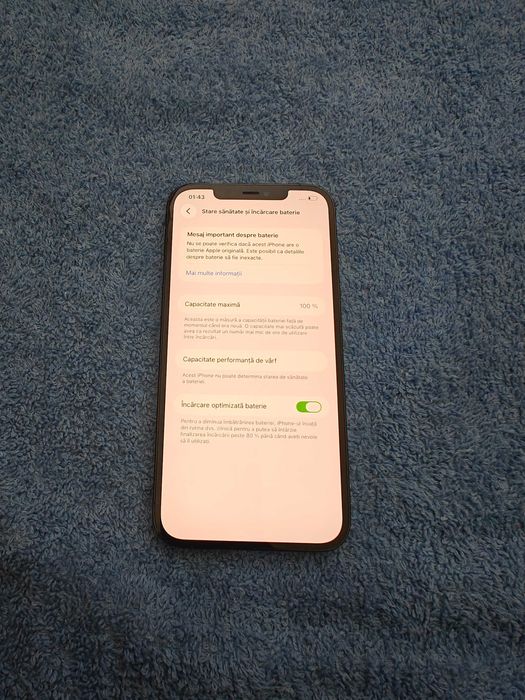 iPhone 12 Pro Max 256GB 100% baterie