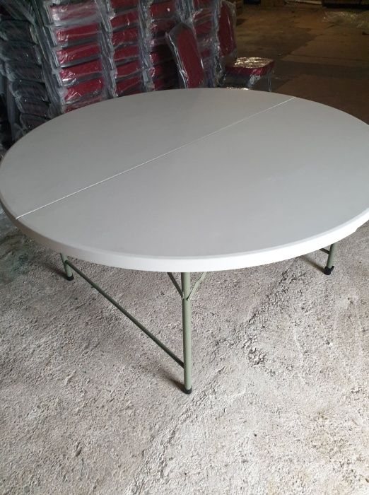 Masa rotunda, 520 lei, pliabila, 6-8-10 pers.,restaurant,cort