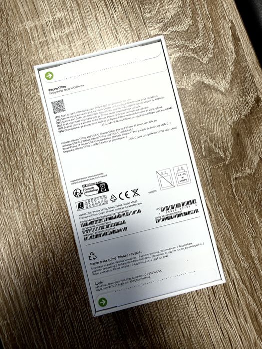 Iphone 17 pro, silver, 256 GB, sigilat, garantie 2 ani