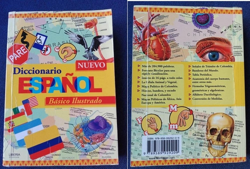 Речници немски, гръцки, испански, италиански, английски