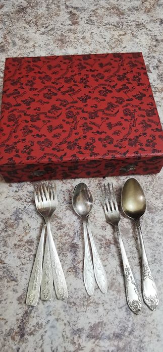 Мельхиоровые приборы