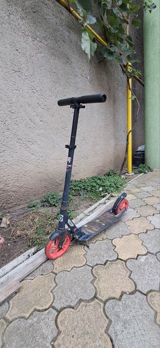 Trotineta cu cric mid 7 bleumarin-portocaliu