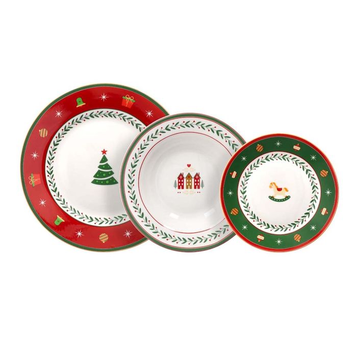 Коледен порцеланов сервиз