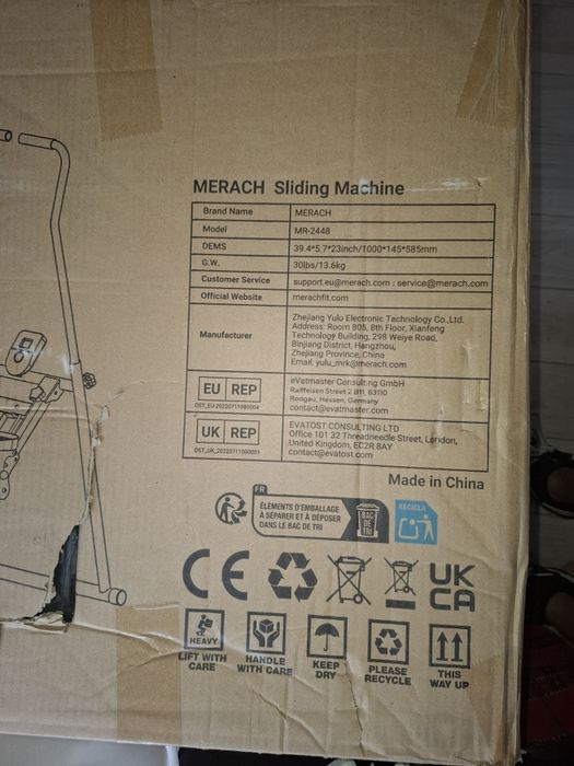 Stepper vertical fitness Merach MR-2448 Sliding machine