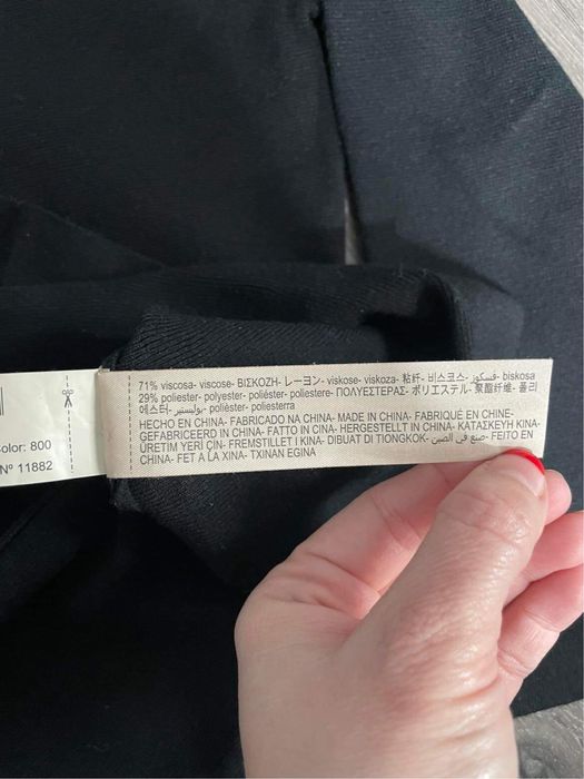 Bluza massimo dutti s bluza neagra massimo dutti s bluza volan peplum