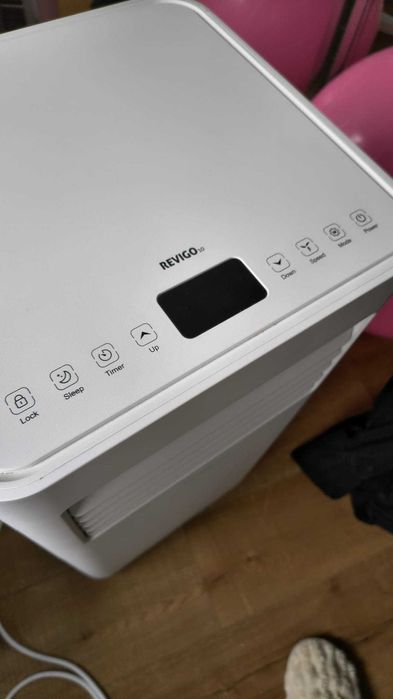 Aparat de aer conditionat portabil, Turbionaire Revigo 10, 10000 BTU, Clasa A, Eco, Flapsuri multi directionale Timer Sleep Dezumidificare