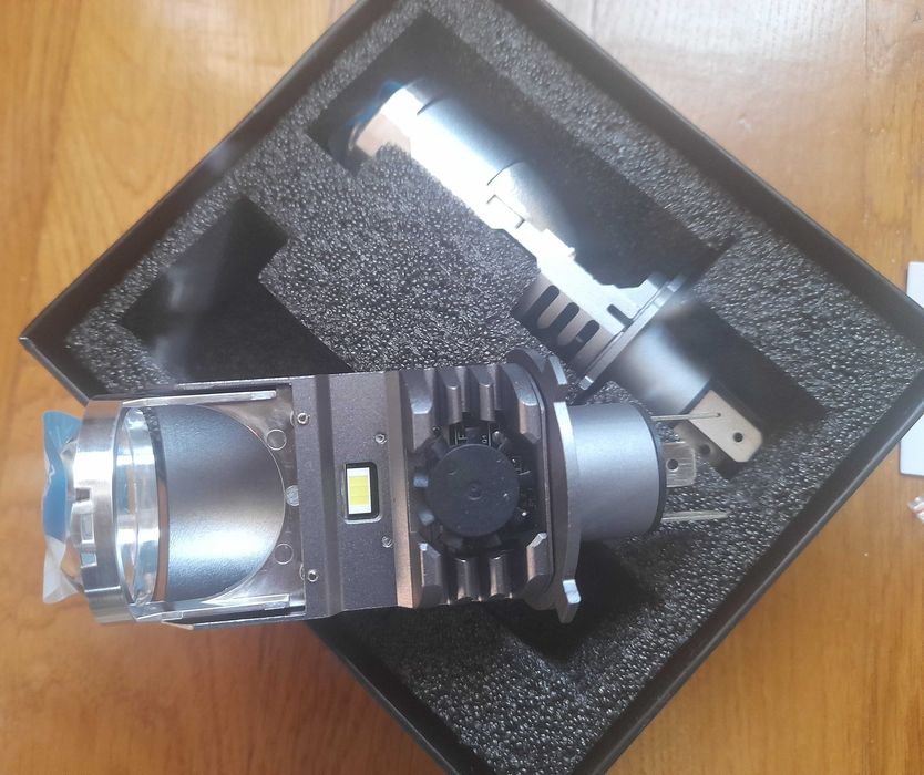 Bi led лампы H4 с линзами