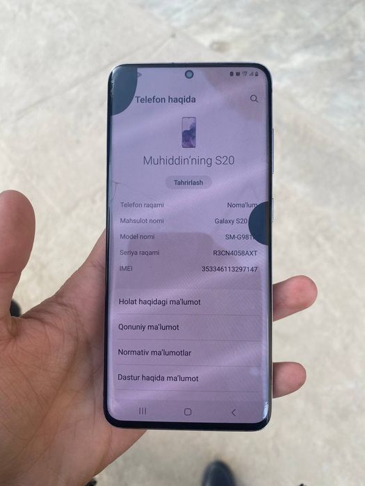 Srocni Samsung s20