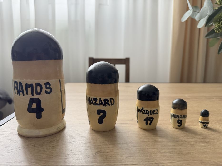 Set păpuși Matrioșka Real Madrid