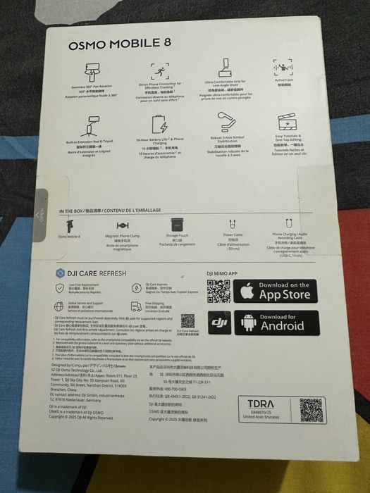 Dji osmo mobile 8 profesional