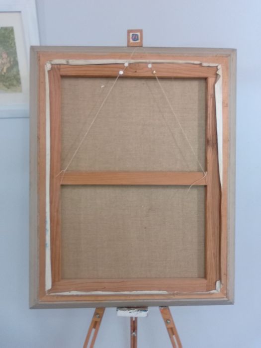 Картина маслени бои ​„Провинциален уют“ (1968 г.)