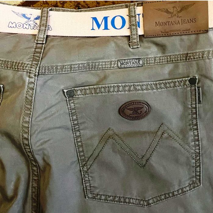 Джинсовые ремни "Montana" (кожа и текстиль)