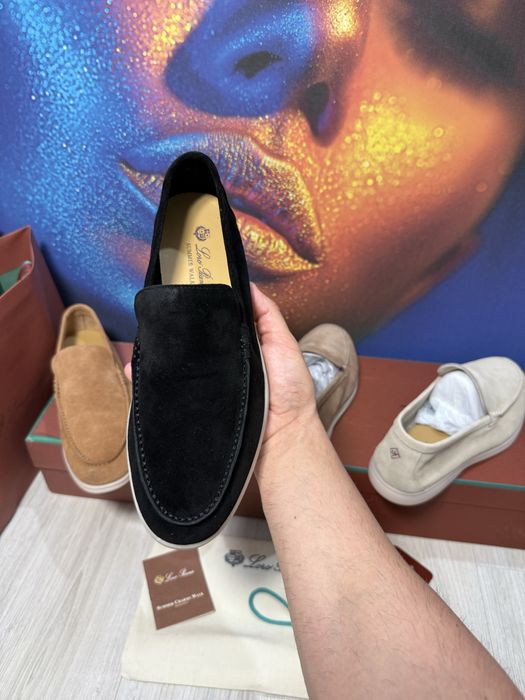 Mocasini Loro Piana piele naturala 100% Full Box colectie noua