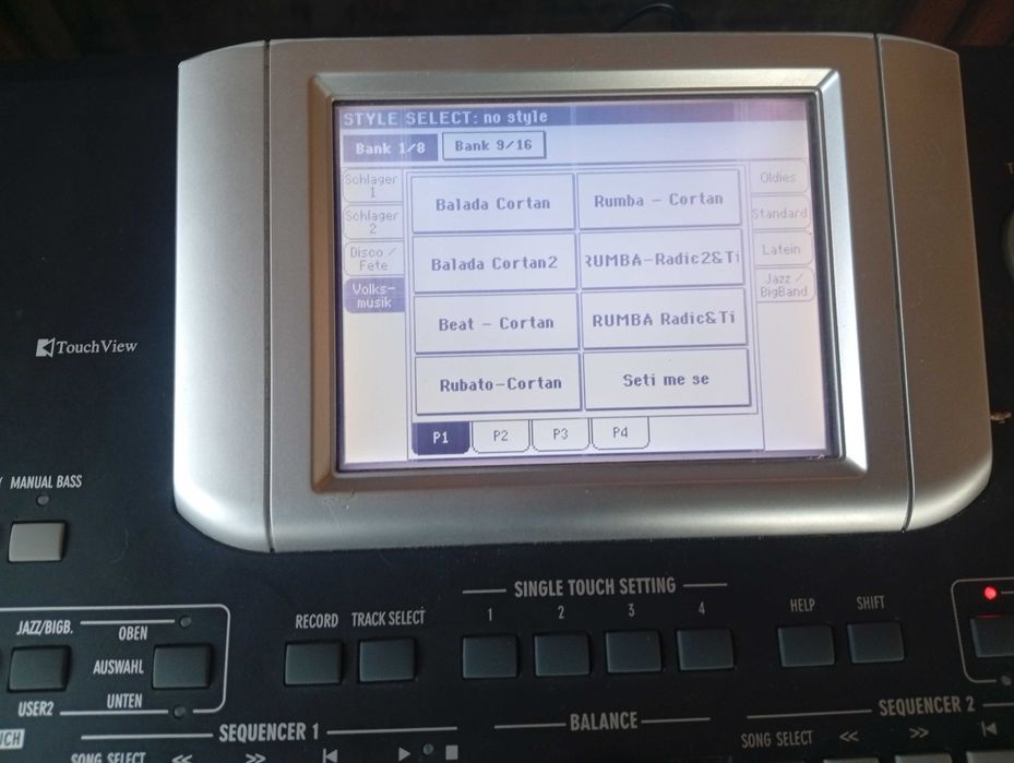 Klavir korg pa 500