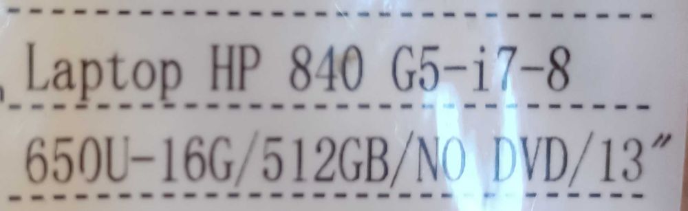HP LAPTOP 840G i7 Used 16GB RAM