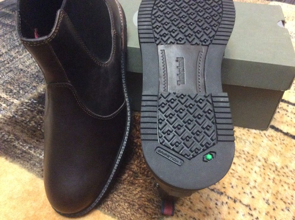 Timberland Cizme din Piele Maro TImberland Brook Park,Noi,42
