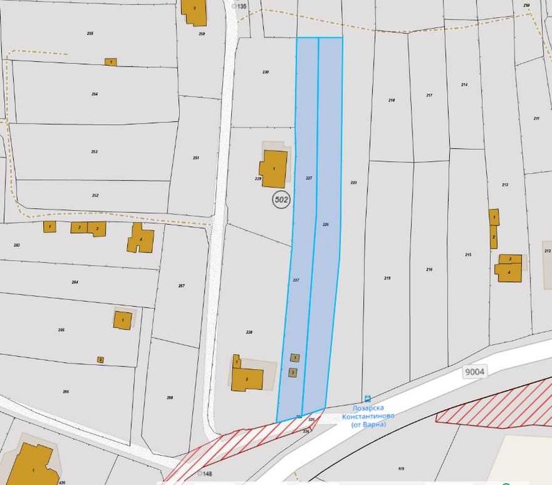 Парцел с партида за вода във в.з. Лазур