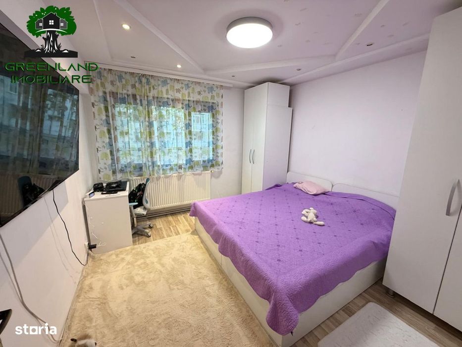 Apartament 3 camere, renovat si MOBILAT, parter, FARA RISC, Podu Ros