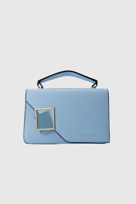 НОВО! ЛИКВИДАЦИЯ! Малка дамска чанта с аксесоар-светло синьо