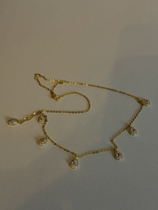 Colier Argint suflat cu Aur