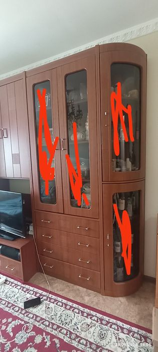 Продам стенку, горку в зал.