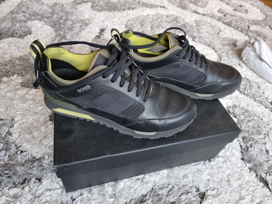 Încălțăminte adidasi casual bărbați Hugo Boss piele naturala, marimea 42