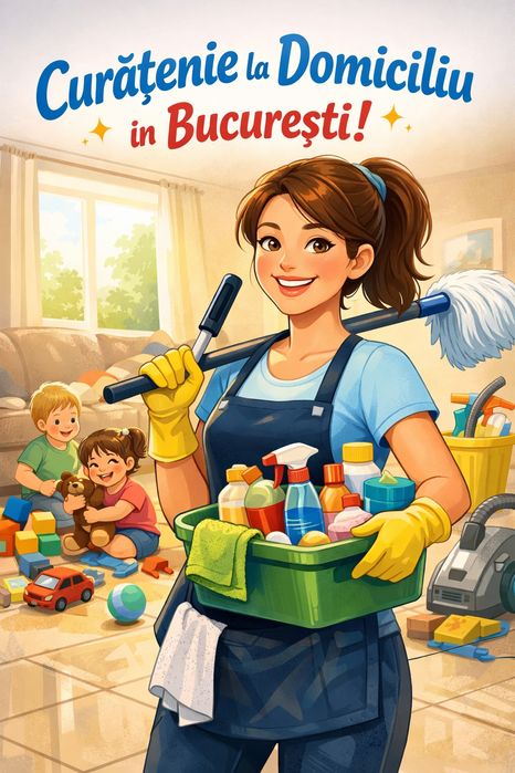 Servicii de curățenie la domiciliu București