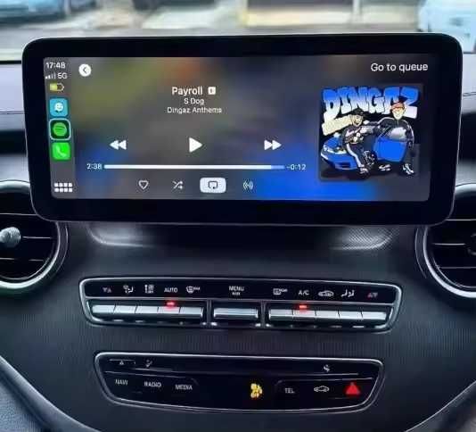 Navigatie Dedicata Android Carplay Wireless Mercedes Benz W205 W446 W447 X253 C GLC V CLASS