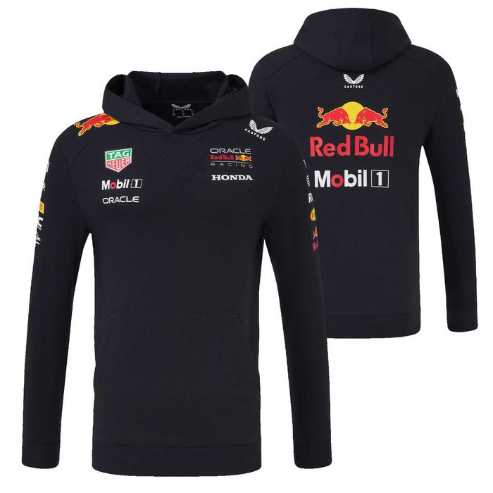 Red Bull Racing F1 Teamline Hoodie - Оригинален мъжки суитшърт