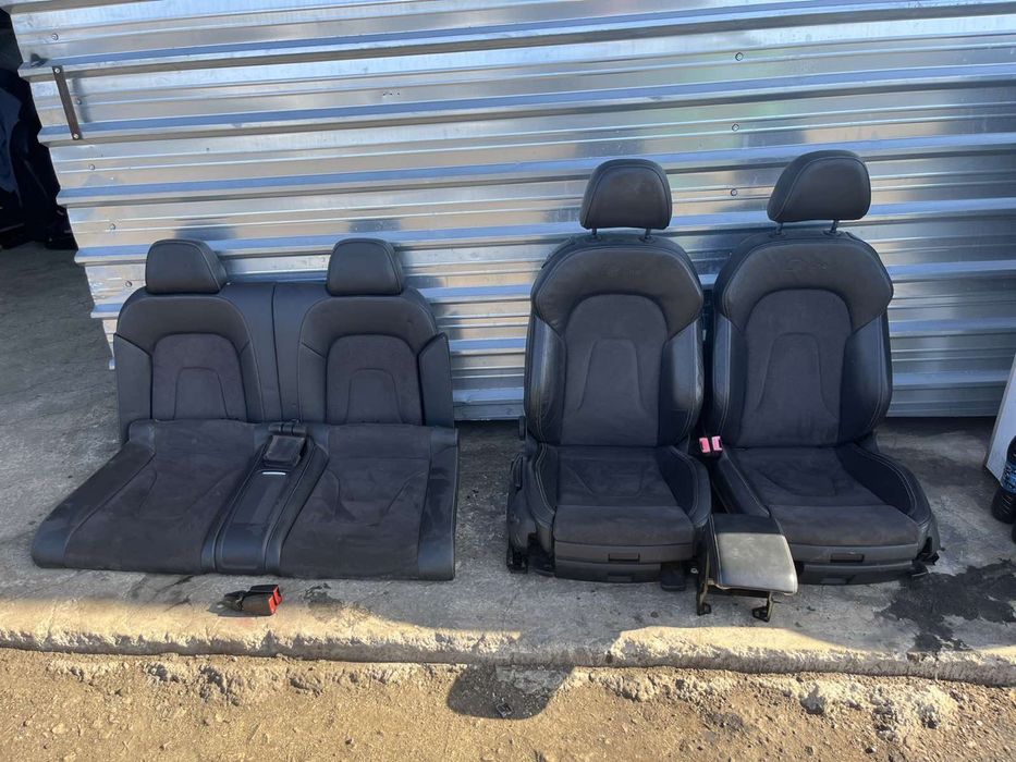 Кожен рекаро салон алкантара за Audi A5 8T Cabrio Кабрио номер 18