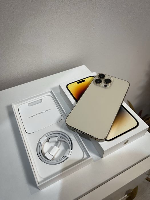 iPhone 14 Pro Max  Fullbox, Culoare Gold, Top!*