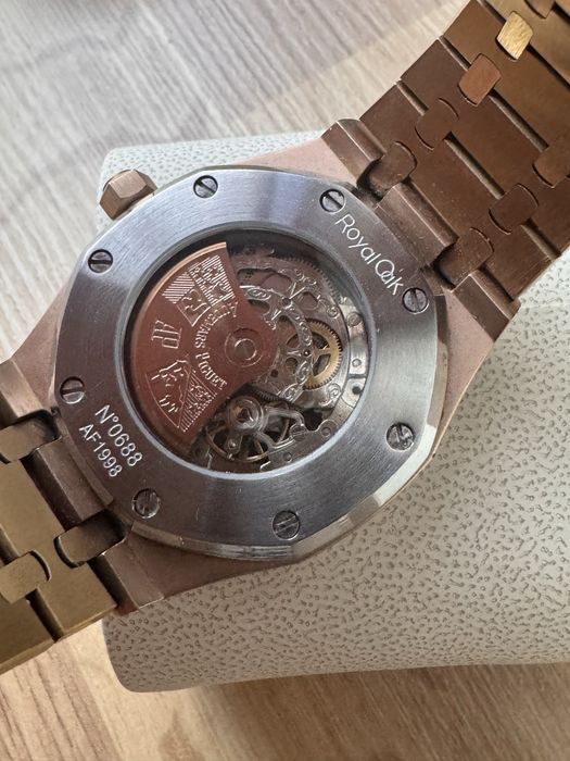 AP Royal Oak Skeleton Rose Gold