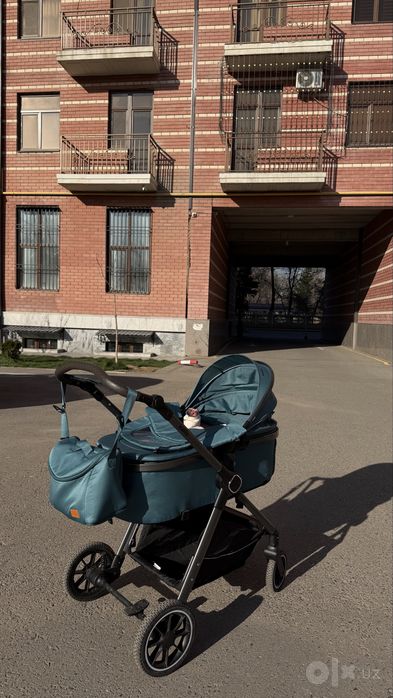 Коляска 2в1 kidilo, люлька с автореслом, + сумка, в хорошем состоянии