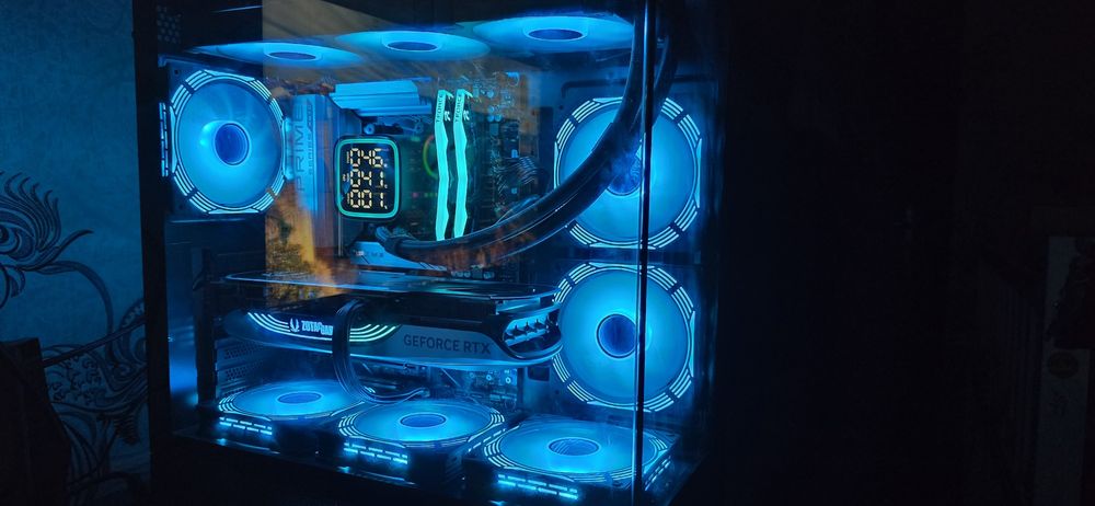 Готовая сборка ,красивая топ сборка для игр  на am5 7800x3d