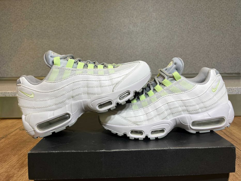 ОРИГИНАЛНИ *** Nike Air Max 95 " White Green Neon "