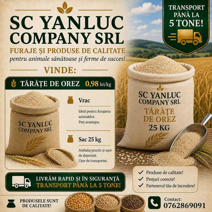 vand tarate orez