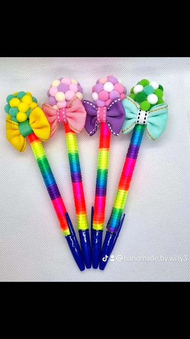 Уникални Ръчно изработени- диадема, панделки, моливи и химикали