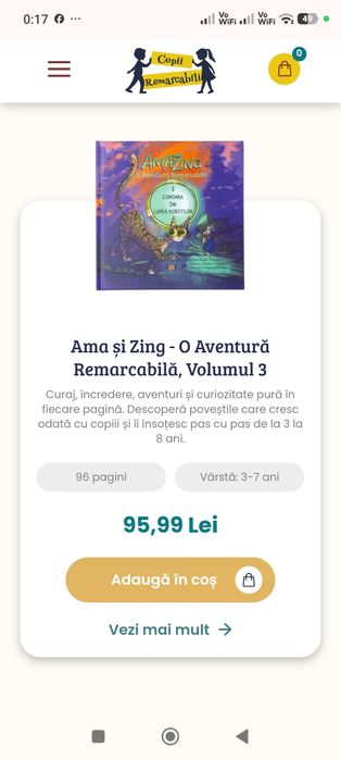 Set cărți Ama și Zing