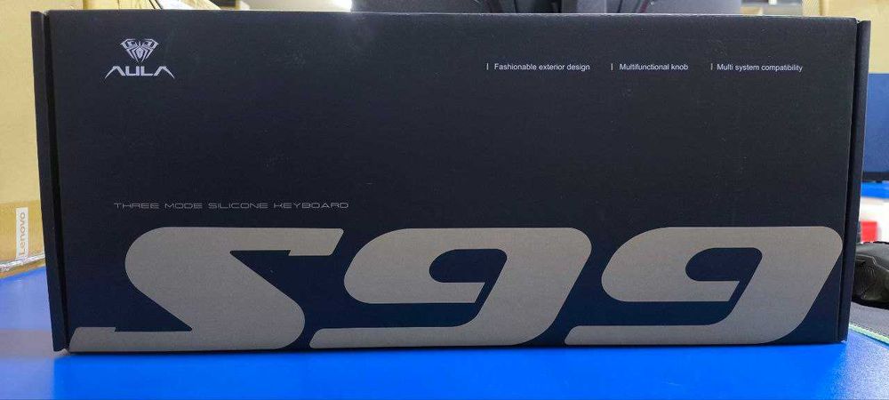 Клавиатура AULA S99 мембранная беспроводная оригинал   RUS/ENG  3в1