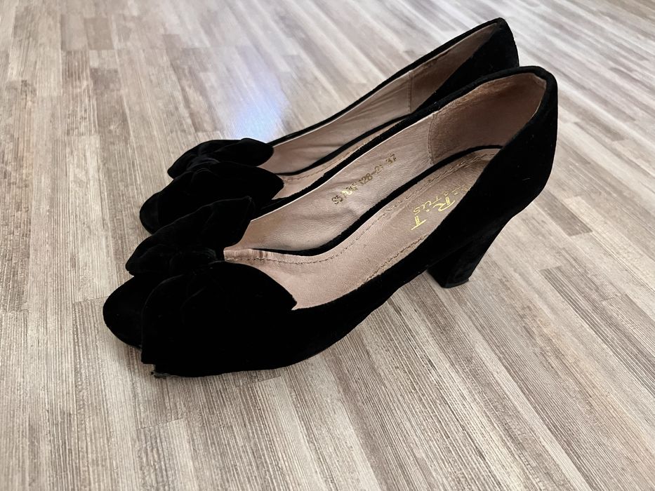 Туфли замшевые