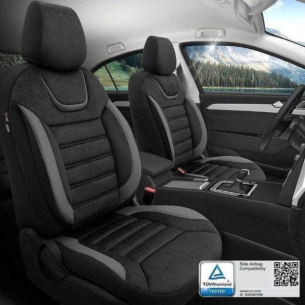 Тапицерия OTOM за кола Iconic ICN702 Черно/Сиво