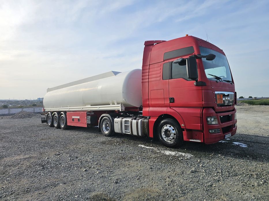 Vând cap tractor MAN 2011 full ADR +cisterna Lindner&Fischer 2004 ...
