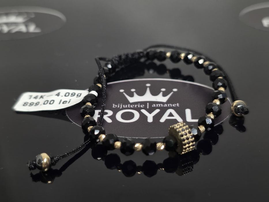 Bijuteria Royal: Bratara Snur aur 14k/4.09 gr