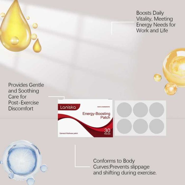 Energy-Boosting Patch Enhancement Energy Enhancer Пластири за Повишаване на Енергията Уелнес Пластир Eнергиен Дар Бдителност Мотивация Грижа за Тялото